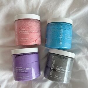 Nectarlife Whipped Body Soap Set of 4 (All New & Sealed)